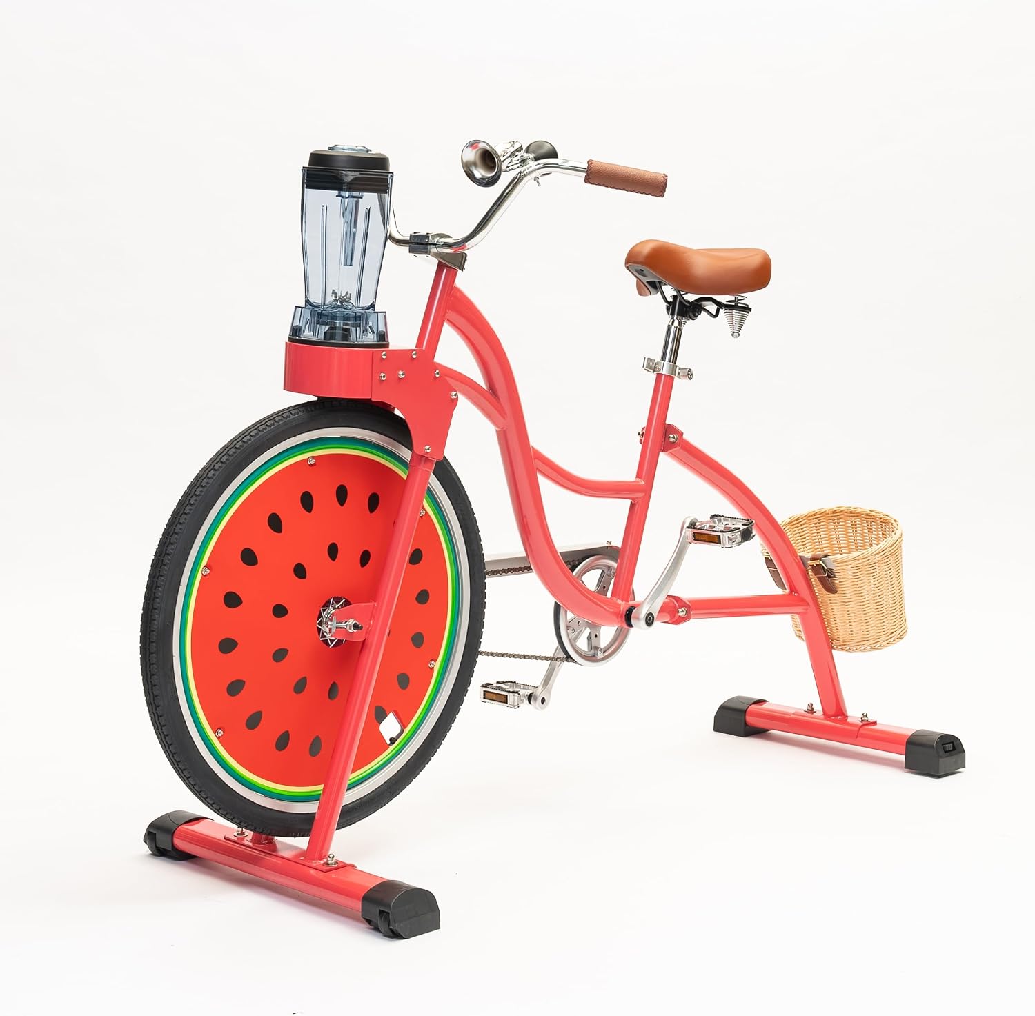 Licuadora de bicicleta para fitness con pedal accionado miniatura 4