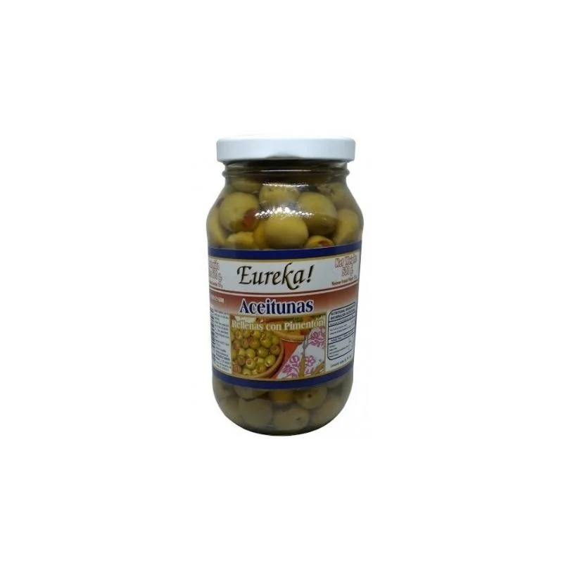 Aceituna rell c/pimenton eureka 500 gr miniatura 2