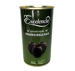 Aceitunas negras deshuesadas excelencia 350gr miniatura 2
