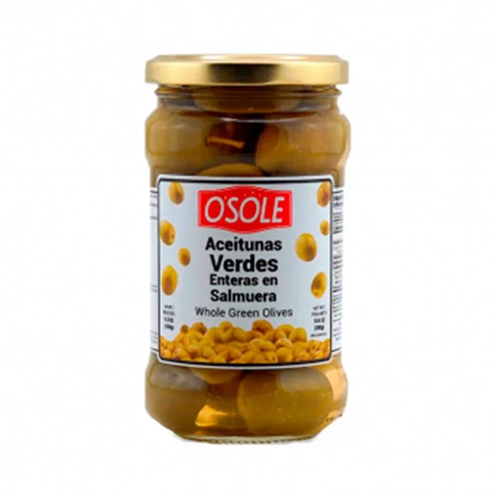 Aceitunas verdes enteras en salmuera osole 300 gr miniatura 2