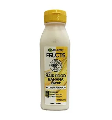 Acondicionador hair food banana garnier fructis 300 ml miniatura 2