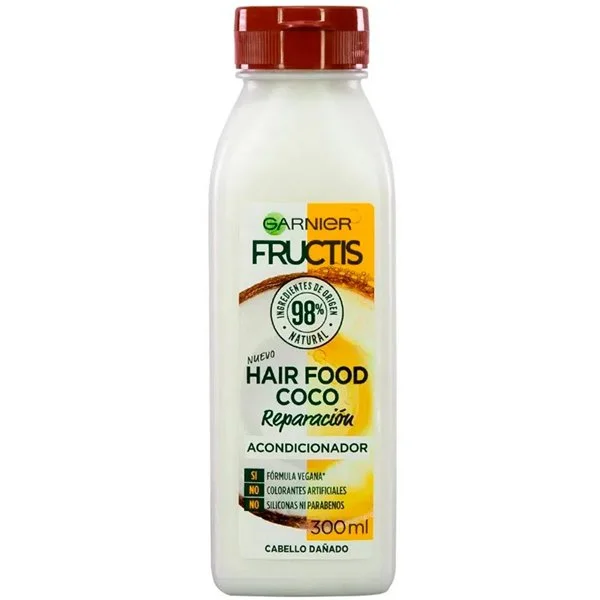 Acondicionador hair food coco garnier fructis 300 ml miniatura 1