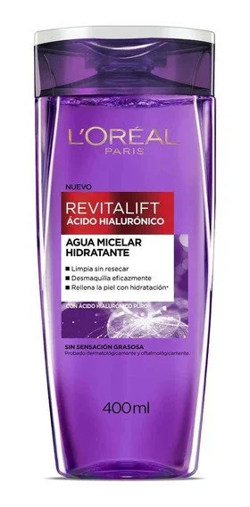 Agua micelar acido hialuronico revitalift loreal 200ml 1x6 miniatura 2
