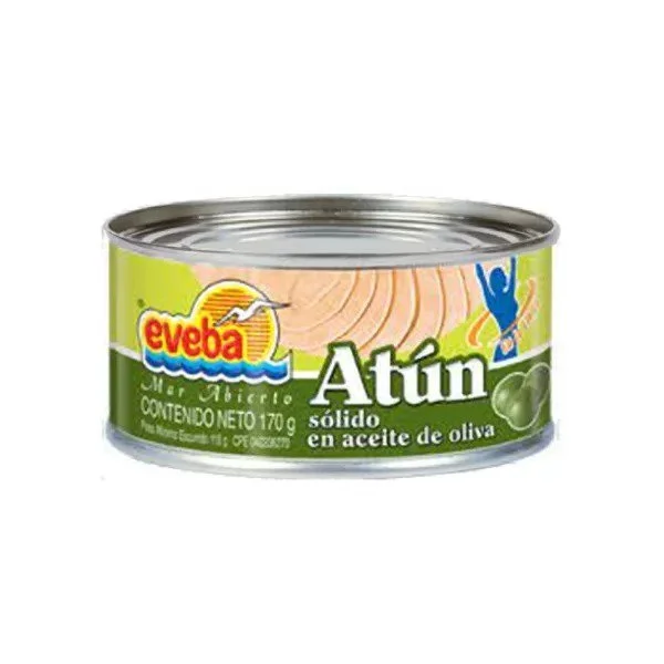 Atun en aceite de oliva eveba 170 gr miniatura 1
