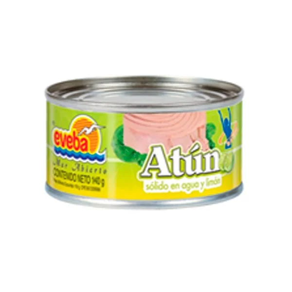 Atun eveba en agua y limon 140 gr miniatura 2