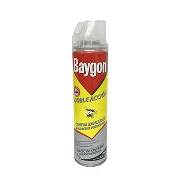 Baygon doble accion amarillo zancudos e insectos 360 ml miniatura 2