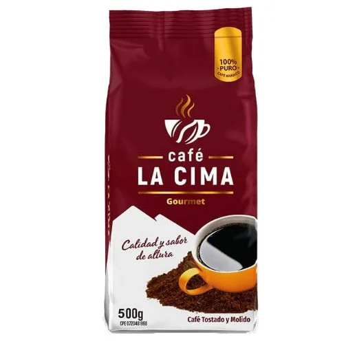 Cafe tost. molido gourmet la cima 500 gr 1x6 miniatura 1