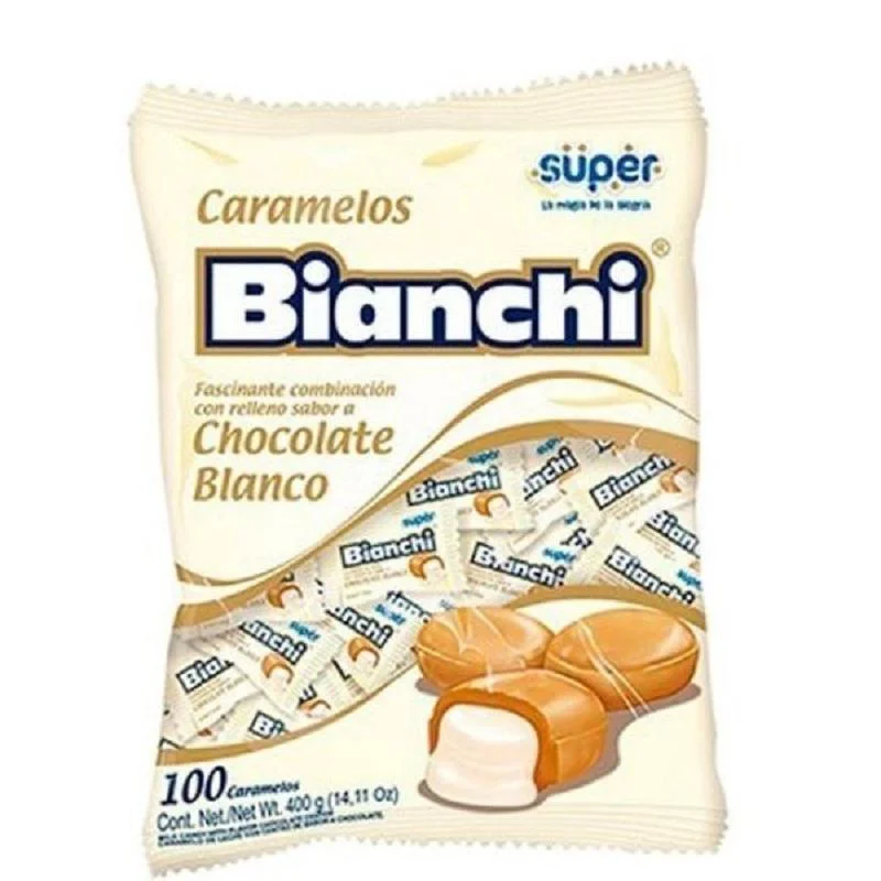 Caramelo relleno sabor a choc/blanco bianchi 100 und miniatura 1