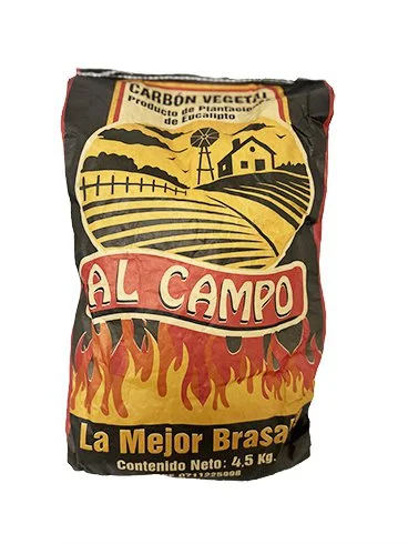 Carbon vegetal al campo 4.5 kg miniatura 1