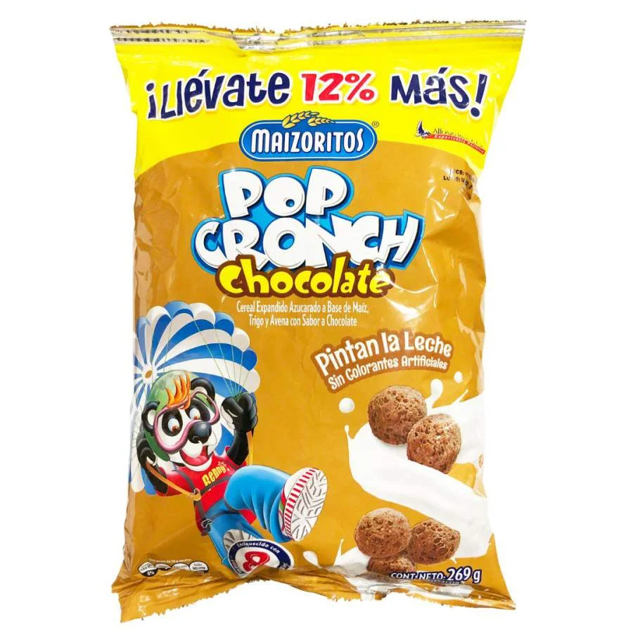 Cereal pop cronch chocolate maizoritos 240 gr miniatura 1