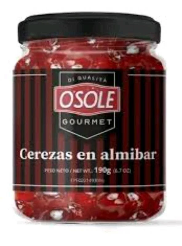 Cerezas en almibar osole 190 gr miniatura 1