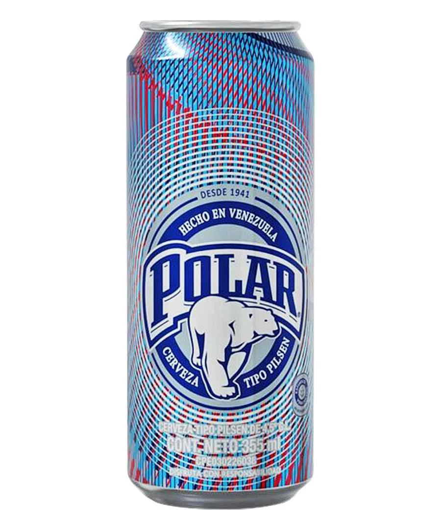 Cerveza polar pilsen lata 355 ml miniatura 1