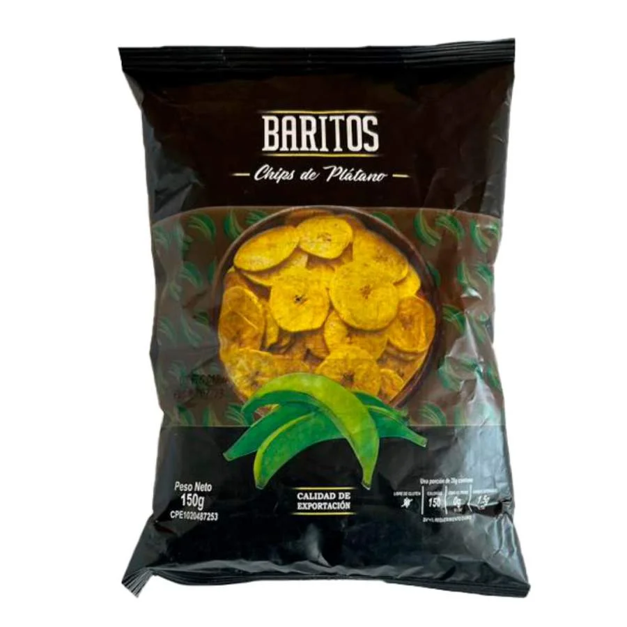 Chips de platano baritos 150 gr miniatura 1