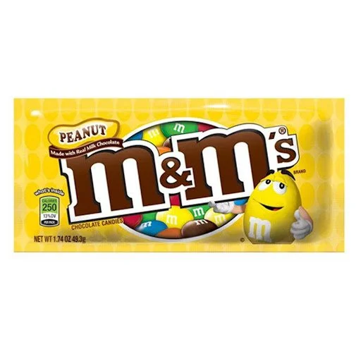 Chocolate m&m peanut 49.3 gr miniatura 2
