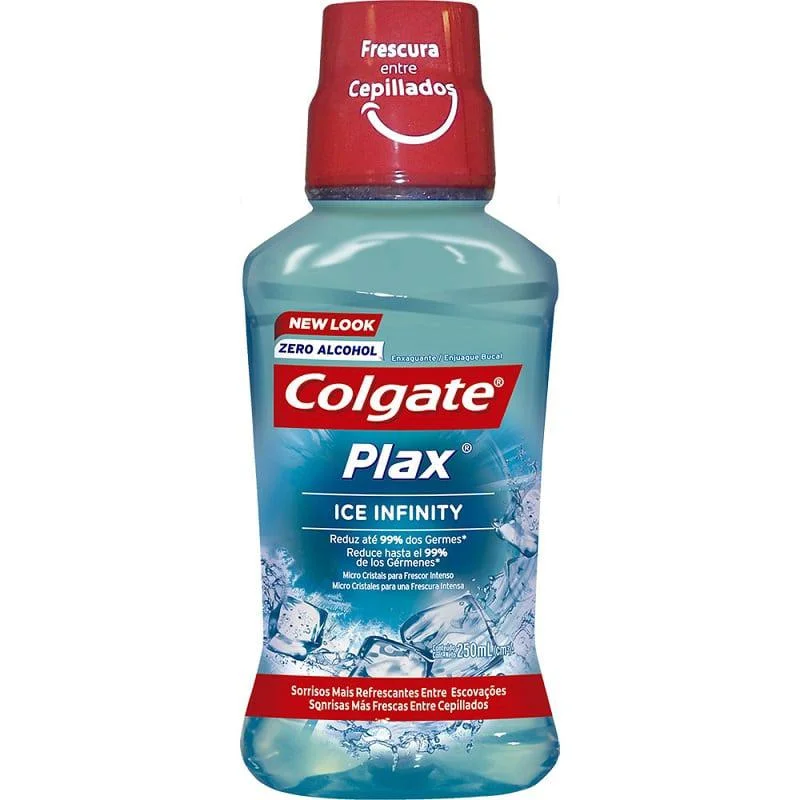 Enjuague bucal plax ice infinity colgate 250 ml miniatura 2
