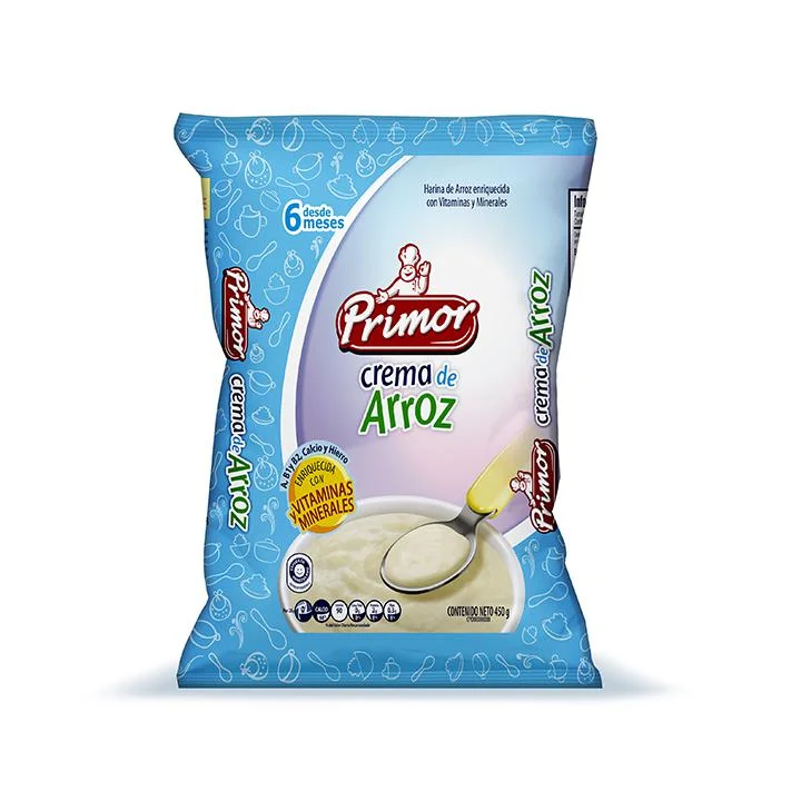 Crema de arroz primor bolsa 450 gr (h381) miniatura 2