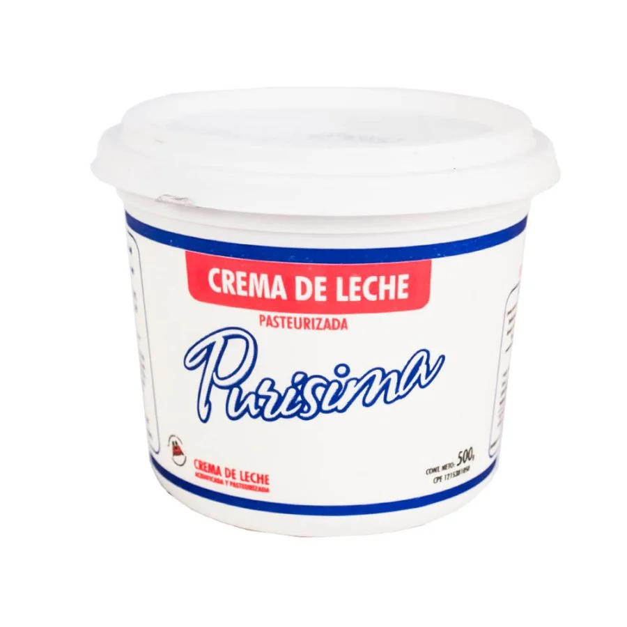 Crema de leche tina purisima 500g (pvpa005) miniatura 2