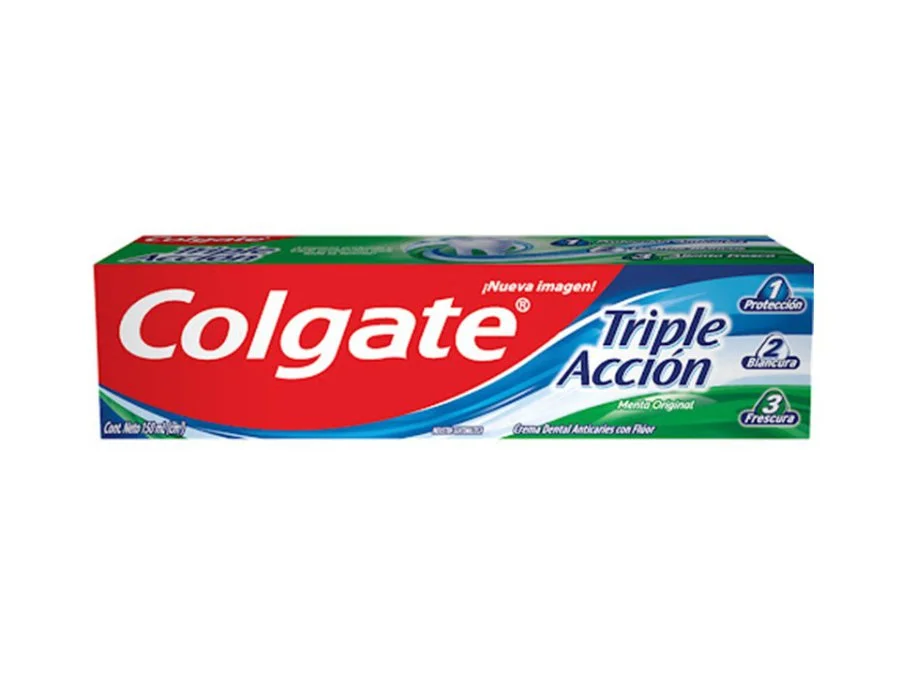 Crema dental triple accion colgate 150 ml miniatura 1