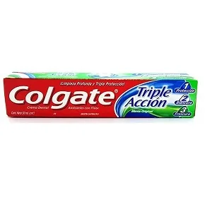 Crema dental triple accion colgate 60 ml miniatura 2