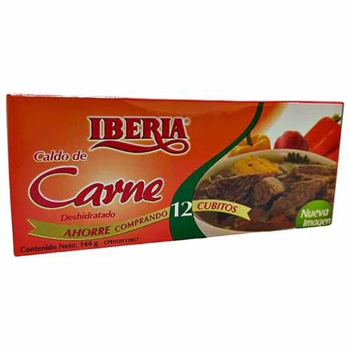 Cubito de carne 12und iberia 144gr miniatura 2