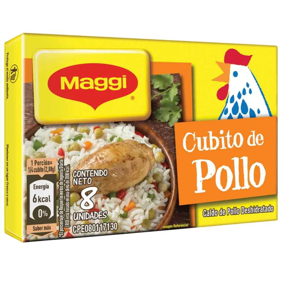 Cubito de pollo 8 und maggi 92gr 1x48 (440662) miniatura 1