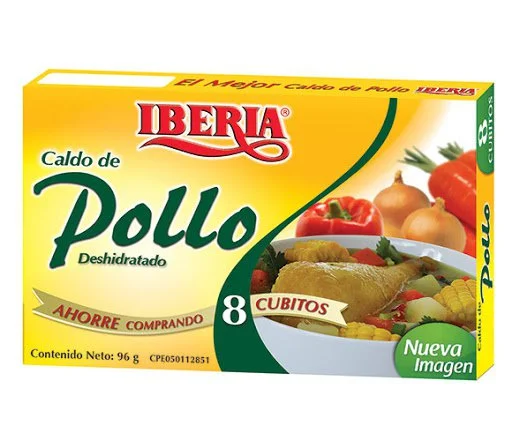 Cubito de pollo 8und iberia 96gr miniatura 1