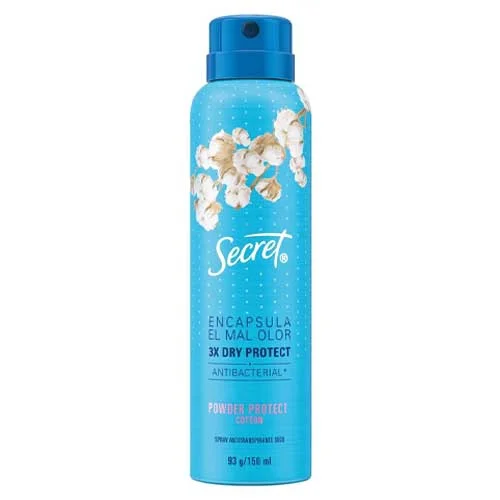 Desodorante spray powder protect cotton secret 93g miniatura 2