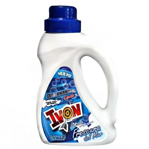 Detergente liquido frescura del mar ivon 1 lt miniatura 2