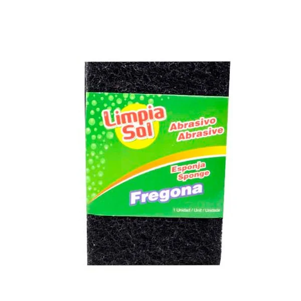 Esponja abrasiva fregona limpia sol miniatura 1