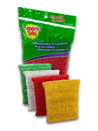 Esponja almohadilla fregadora limpia sol miniatura 2