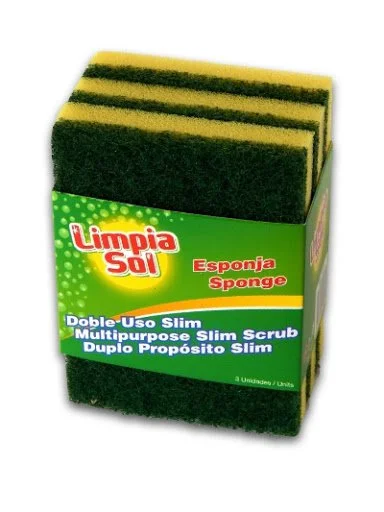 Esponja doble uso slim limpia sol (3 pack) miniatura 2