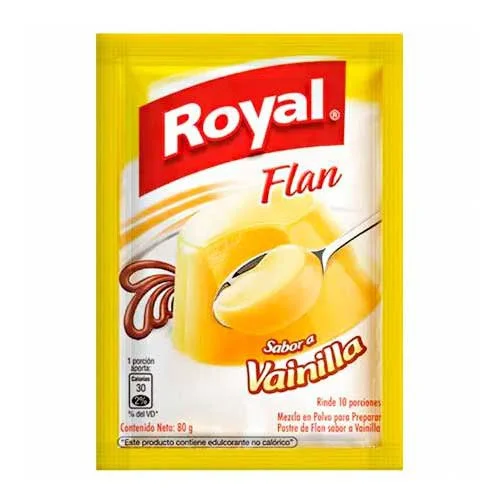 Flan sabor a vainilla royal 107.9g miniatura 1