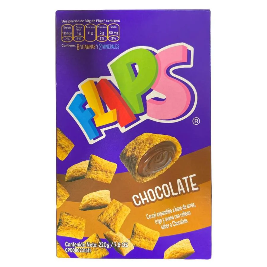 Flips chocolate 220 gr 1x24 miniatura 2