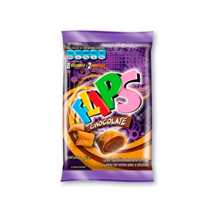 Flips chocolate de 120 gr 1x20 miniatura 2