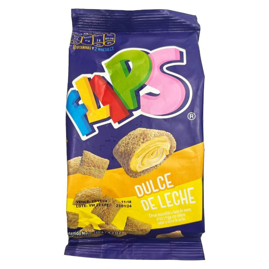 Flips dulce de leche 120 gr 1x20 miniatura 2
