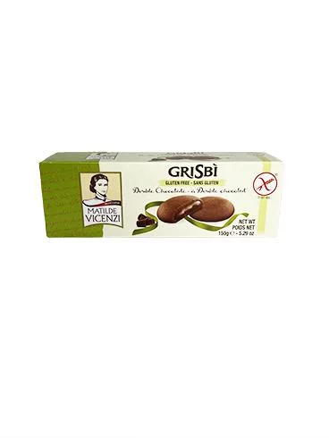 Galleta de chocolate sin gluten grisbi 150 gr (4600) miniatura 1