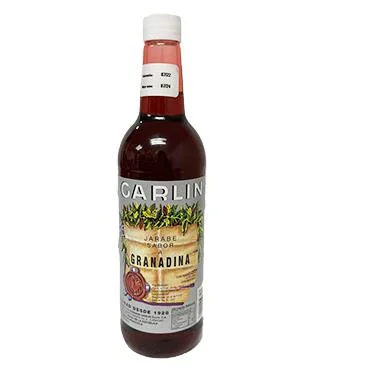 Jarabe sabor granadina garlin 700ml miniatura 1