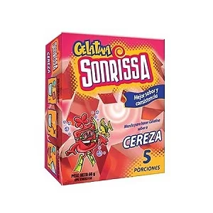 Gelatina de cereza sonrissa 66 gr 1x48 (15339) miniatura 1