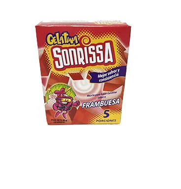 Gelatina de frambuesa sonrissa 66gr miniatura 2