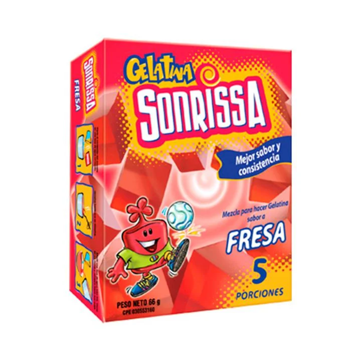 Gelatina de fresa sonrissa 66g 1x48 miniatura 2