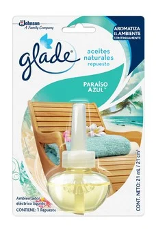 Glade aceite natural paraiso azul 21 ml miniatura 2
