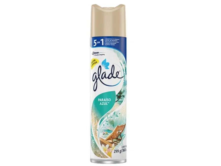 Glade aerosol paraiso azul 360 ml miniatura 1