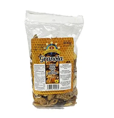 Granola con miel de abeja supromax 200 gr 1*24 miniatura 1