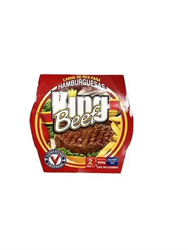 Hamburguesa king beef 400 gr 2x14x200gr miniatura 2