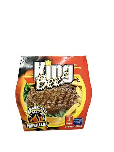 Hamburguesa king beef 495gr 3x14x165gr (270210010016) miniatura 2