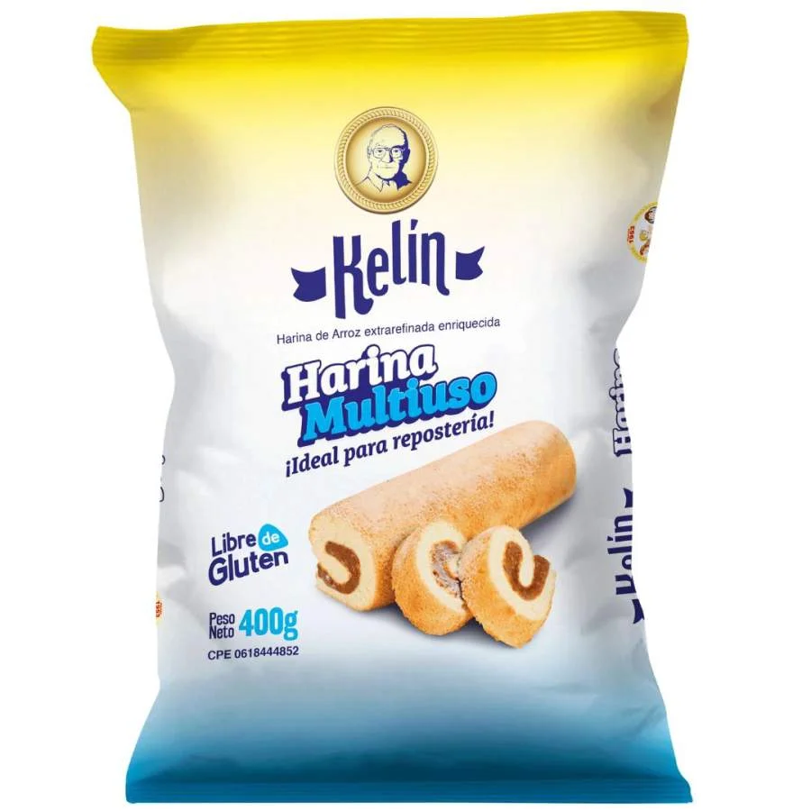 Harina multiuso kelin 400 gr 1x24 miniatura 1