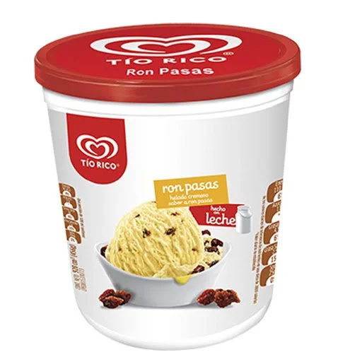 Helado ron pasa tio rico 850 ml (67715714) miniatura 1