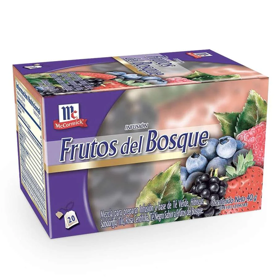 Infusion frutos del bosque mc cormick 20bol miniatura 1