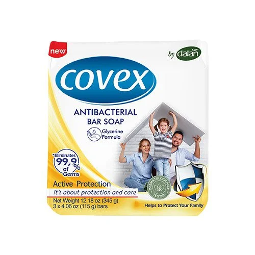 Jabon covex antibact. active protect tropics 3pack 115gr miniatura 2