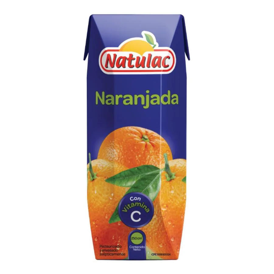 Jugo naranjada tetra natulac 250 ml miniatura 2